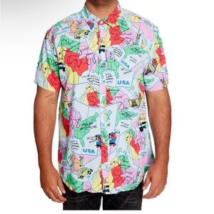 Loungefly‎ Disney A Goofy Movie Camp Shirt Unisex